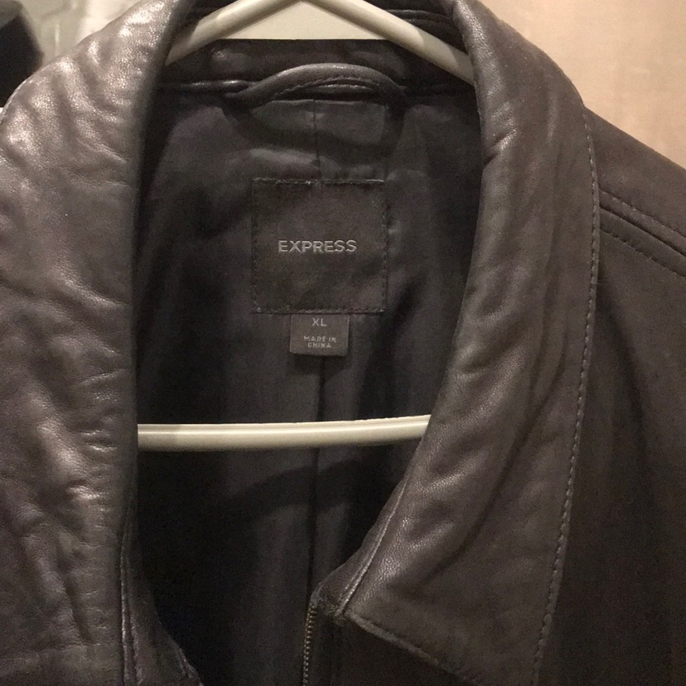 Express leather jacket